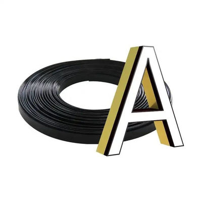 ABS Engineering Plastic Letter Trim Cap 40m Sign Trim Cap Kleefmiddel