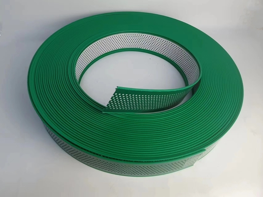 76 mm breed Aluminium kap met een gepoetste gouden schakel brief spoel