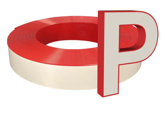 Rood aluminium kapje 13 cm breed enkelrand teken kap kleefmiddel