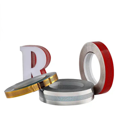 0.6 mm Dikte Trimless Channel Letter Coil Aluminium Trim Cap Letters