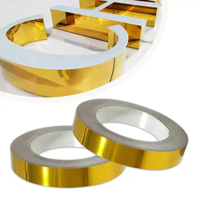 40 mm Trimless Channel Letter Coil Gold Channelume Signage