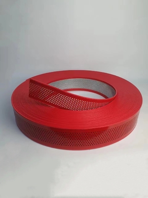 Roestvrij staal kap rol rood bekleed aluminium kanaal brief trim