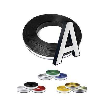 Op maat gemaakte Channelume Letters Strip Goud geperforeerd Aluminium Trim Cap