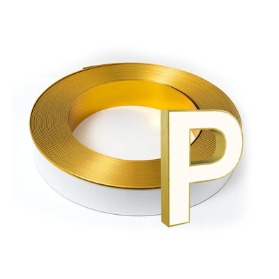 Trim Cap Signage Channelume Materiaal ODM Aluminium Trim Cap Letters