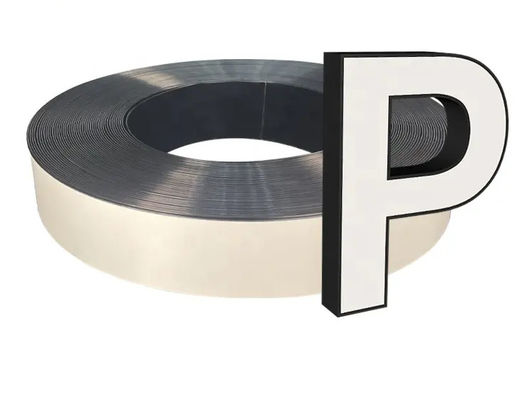 Advertentie LED Channel Letter Coil Wit Zwart Trim Cap Letter
