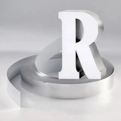 Led Signboard Coated Flat Aluminium Strip Profiel Voor Channel Letter