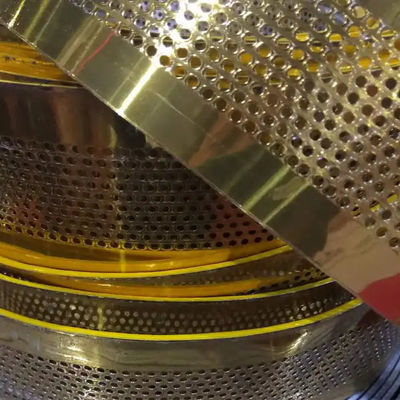 Goud aluminium tape spoel met gevouwen rand woord teken geborstelde aluminium spoel strip