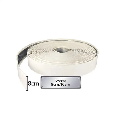 Handbuigend Aluminium Trim Cap 0.33mm Spiegel Zilveren Channel Letter Trim Cap