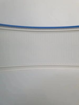 Plastic Aluminium Trim Cap Coil 70MM 50M Roll Aluminium legering Hardheid