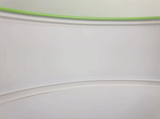 Groen Kleur Aluminium Trim Cap Rolls Aluminium Hardheid Hand Buigmethode 50M Lengte