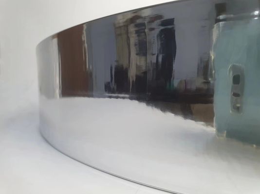 Hoge hardheid aluminium aluminium kap met spiegel zilver afwerking en aluminium legering spoel