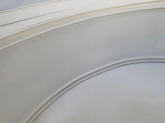 76 mm Aluminium kap wit met reflectieve afwerking voor een prachtige rand