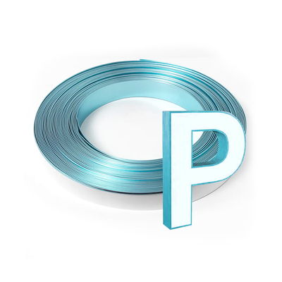 ODM Aluminium Strip Trim Cap Aanpasbare brief Rand Trim Cap Makkelijk te installeren