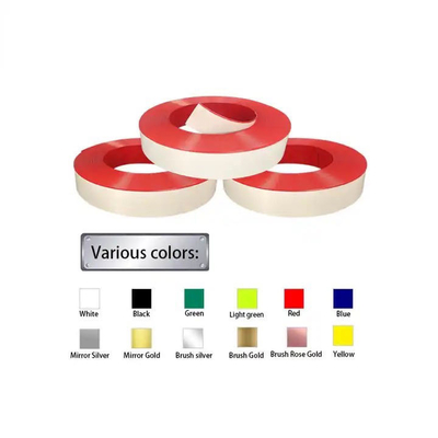 Aanpasbare verpakking Aluminium Letter Trim Cap Outdoor Trim Cap Channel Letters