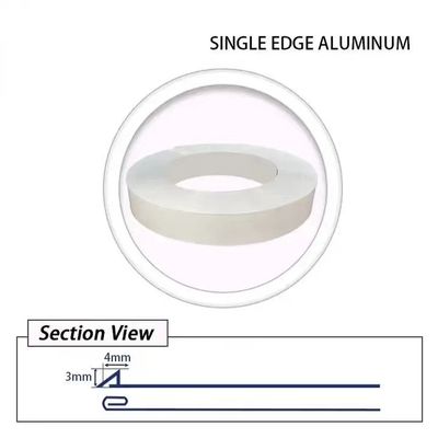 Signage toepassingen kanaal brief trim cap bruiloft platte aluminium trim cap